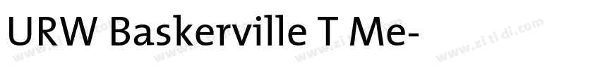 URW Baskerville T Me字体转换